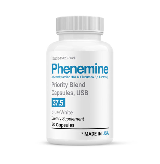 1 bottle Phenemine 37.5 Max strenght Fat Burner Appetite Suppressant Diet Pills